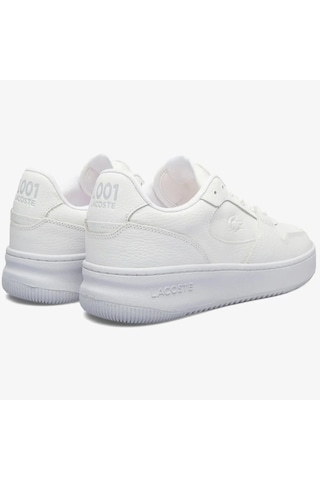 Lacoste L001 Leather Mens Sneaker Hakiki Deri Erkek Günlük Spor Ayakkabı Beyaz