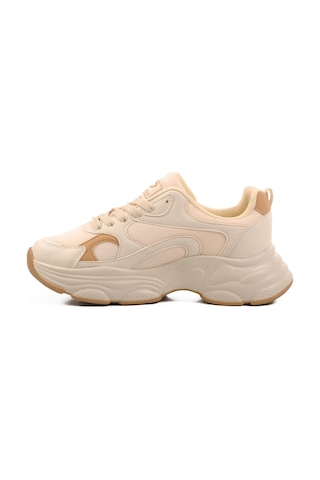 Ayakmod 164 G Bej-taba Tekstil Kadın Sneaker Bej -Taba