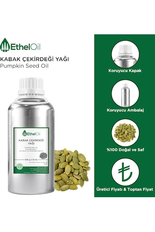 Etheloil Kabak Çekirdeği Sabit Yağı 500 G