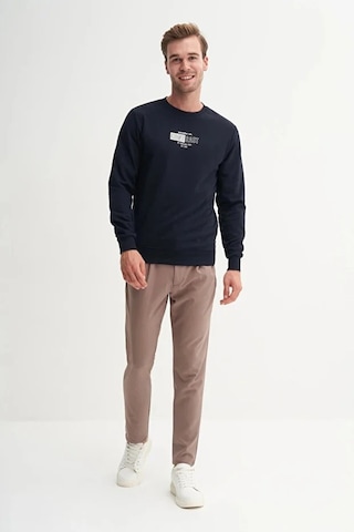 Cazador Slim Fit Mevsimlik 3 İplik Pamuk Karışımlı Sweatshirt-54160 Lacivert