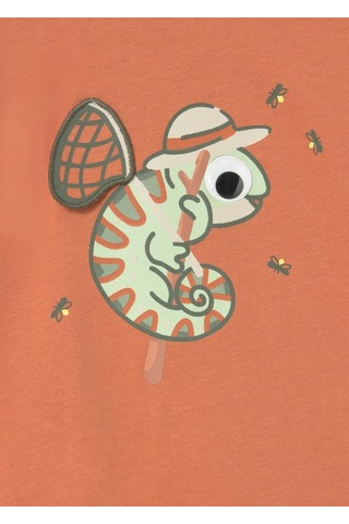 Mayoral Kız Bebek Kısa Kollu T-shirt Turuncu - 01004