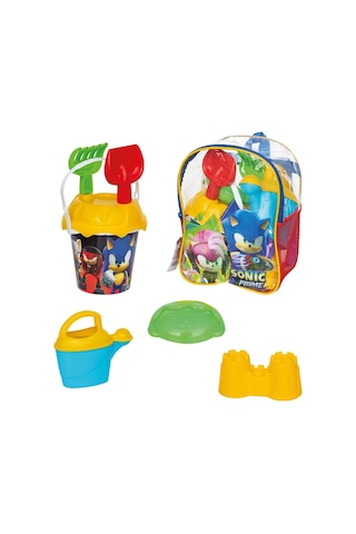 Sonic Resimli Sırt Çantalı Plaj Set 61053
