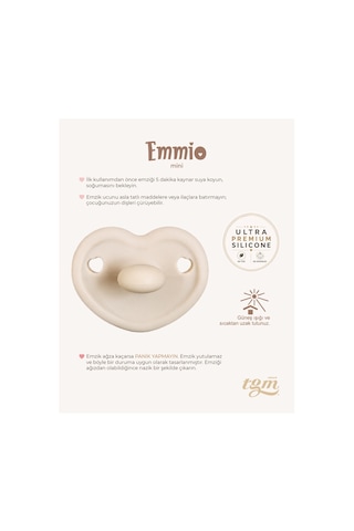 Tgm Baby Ultra Premium Silikon Kalpli Emzik Mini Bej