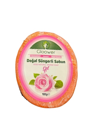 Süngerli - Gül Sabun 120 G Paket Gül