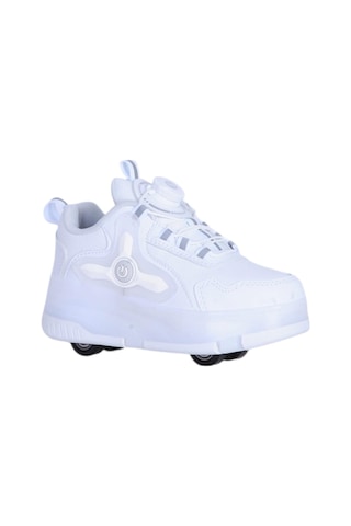 Ndrops 034 Beyaz Patenli Kız Çocuk Spor Ayakkabı