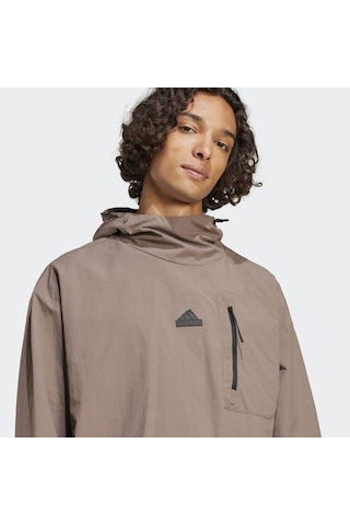 Adidas Ce Q3 Erkek Kahverengi Kapüşonlu Hoodie Kahverengi