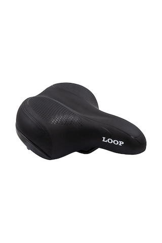 Loop Zy-9357-a Sele 255x205mm 610gr Yetişkin Mtb Geniş Bisiklet Selesi 24-26-29 Jant Uyumlu Siyah