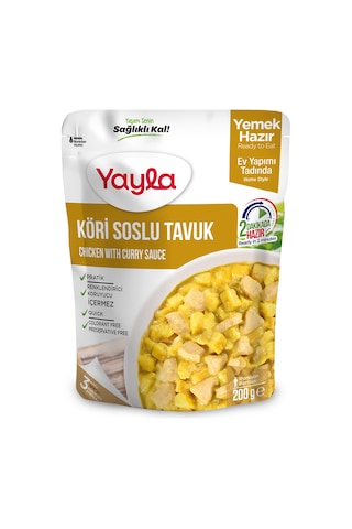 Yayla Yemek Hazır Köri Soslu Tavuk 200 G