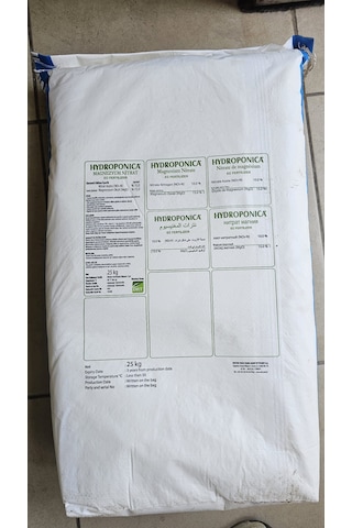 Magnezyum Nit-rat 10-0-0+ 15 Mgo Magnezyum Gübre 2,5 Kg