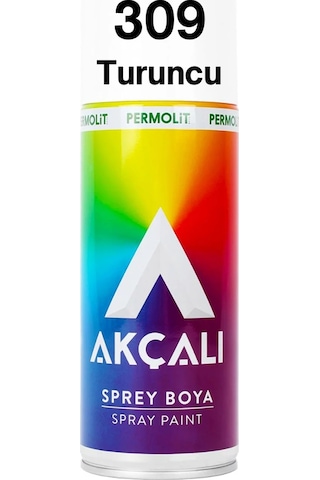 Akçalı 309 Turuncu Sprey Boya Akçalı 309 Turuncu Sprey Boya