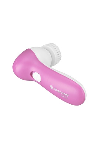 Silver Crest SC-MT50 5in1 Kalem Pilli Masaj ve Yüz Temizleme Fırça Seti Pembe