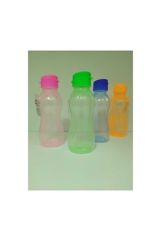 Medyen Şeffaf Kapaklı Matara 630 Ml Çok Renkli