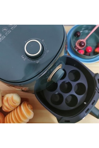7 Gözlü Silikon Çok Amaçlı Airfryer Muffin Cupcake Kek Ve Çörek Pişirme Kalıbı 5492 Çr