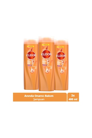 Elidor Superblend Anında Onarıcı Saç Bakım Şampuanı 3 x 400 ML