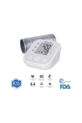 Üst Koldan Ölçer Dijital Tansiyon Aleti Nabız Ölçer Hafızalı Usb + Temassız Ateş Ölçer Fda Onaylı