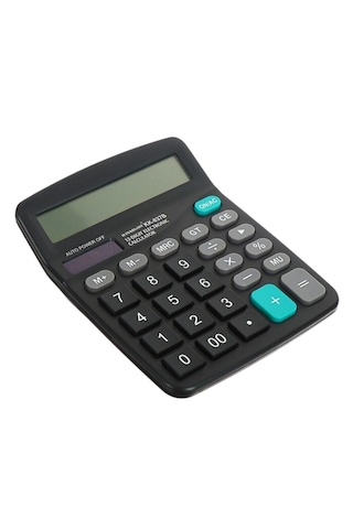 Standart Fonksiyonlu 12 Haneli Geniş Lcd Ekran,pill Masaüstü Hesap Makinesi 5639 010