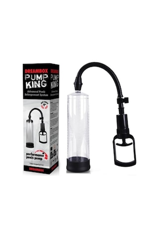 Hızlı Express Dreambox Pumpking Penis Pompası Vakum Pompa + Penis Pompası 3 Yedek Başlık