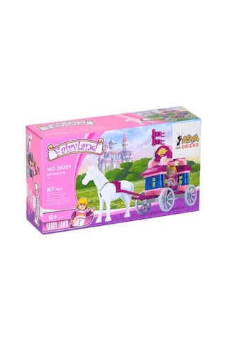 0131-24201 Asya Bricks Fairland Blok Seti / 57 Parça.