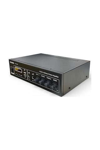Rose Fr-100u 80 Watt Trafolu Mağaza Anfisi 2 Mikrofon Girişli Mp3, Bluetooth, Kumandalı