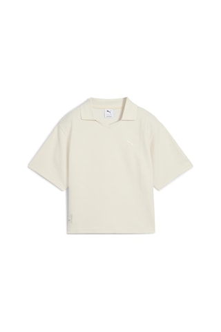 Puma Class Relaxed Polo Tee Kadın Yetişkin Polo T-shirt Krem