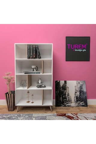 Seher Kitaplık Mdf Antrasit