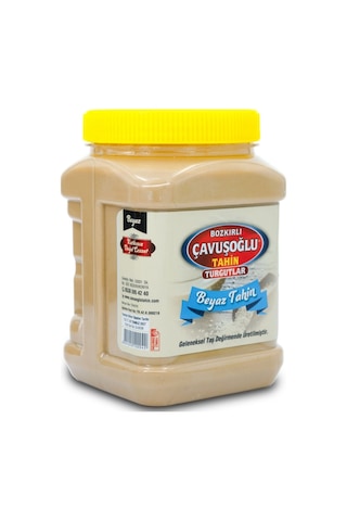 Az Kavrulmuş Beyaz Tahin Bozkır Tahini 930 Gr X 12 Adet