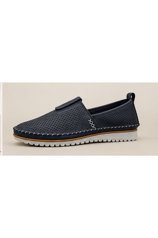 N Napa Shoe Np.109.lacivert Deri Ayakkabı