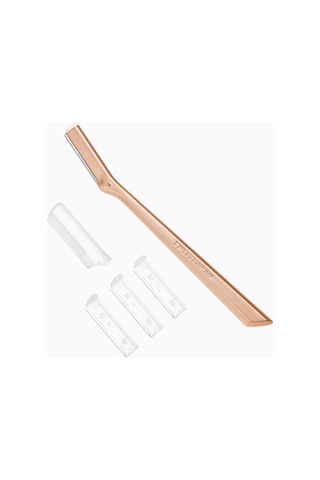 Tweezerman Facial Razor Rose Gold Yüz Tüyü Temizleme Aleti Yüz Temizleme Cihazları