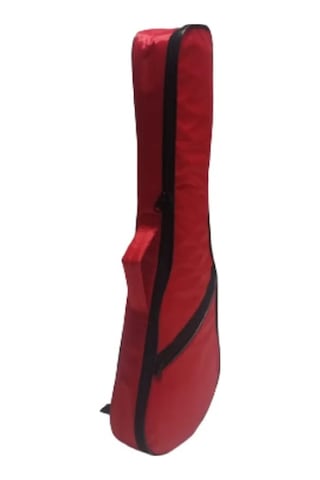 Concert Ukulele Kılıfı Softcase Taşıma Çantası Kırmızı