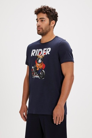 Bad Bear Fever Erkek Tişört-5491 Night Siyah