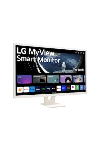 LG 32SR50F-W 31.5" 8 MS 60 Hz WebOS Full HD IPS LED Smart Monitör