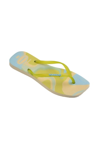 Havaianas Square Jelly Krema Rengi Kadın Parmak Arası Terlik-14153 Krem