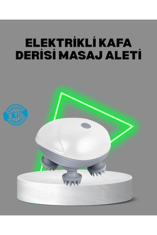 Elektrikli Kafa Derisi Masaj Aleti Islak Ve Kuru Kullanım Çok Renkli