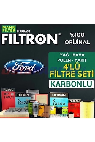 Ford Focus 1.6 Tdcı Mann Filtron Filtre Bakım Seti 2007-2010