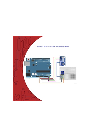 Ads1115 16 Bit I2c 4 Kanal Adc Arduino Modül