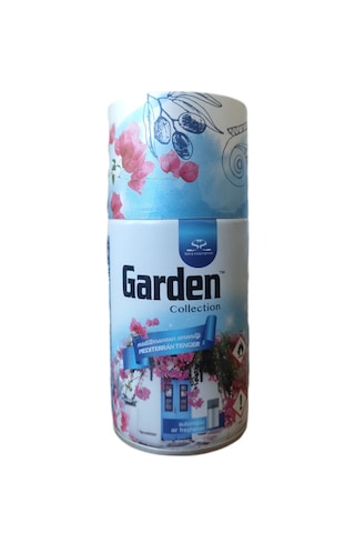 Garden Oda Kokusu Otomatik Makine Air Freshener + Oda Sprey Akdeniz Esintisi Bahar Çiçekleri 260 Ml Akdeniz Esintisi