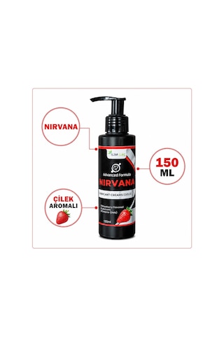 Nirvana Çilek Aromalı Kayganlaştırıcı Jel 4 x 600 ML
