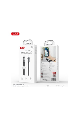 İşlevsel Kablo Elektronik Parça Telefon Aksesuarı Nb-q289b Type-c To Type-c Data Şarj Kablosu 60w