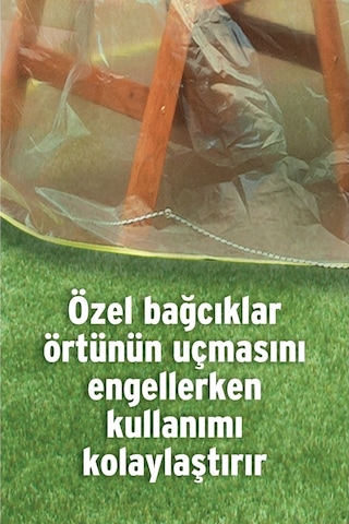 Homaks Homaks Koltuk Takımı Koruma Örtüsü 220x180 CM Şeffaf