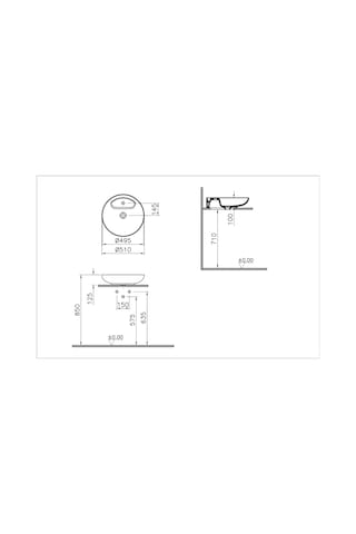 VitrA Memoria Çanak Lavabo Mat Siyah 5880B483-0563