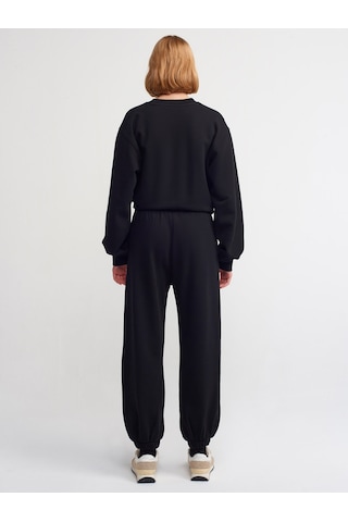 Dilvin Basic Jogger Pantalon Siyah