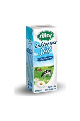 Sütaş Laktozsuz Süt 200 ML Sütaş Laktozsuz Süt 200 ML