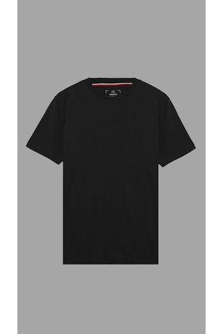Shooter Sportwear Shooter Erkek Basic Tişört Pamuklu Regular Bisiklet Yaka Günlük Düz T-shirt 3'lü Paket Siyah - Yeşil - Krem