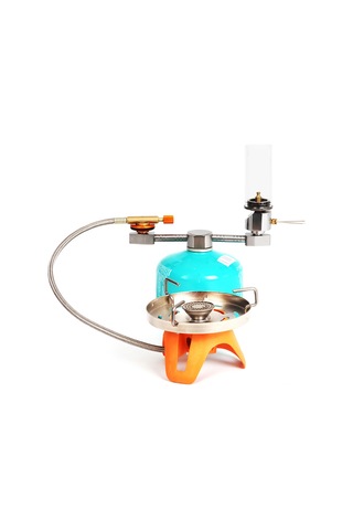 Geeroyoo Kamp Gaz Tankı Adaptörü - Alüminyum Alaşımlı Çift Fonksiyonlu Gaz Bağlantı Çevirici Aleti Gümüş