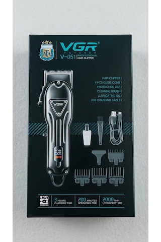 Profesyonel V-051 Güçlü Tıraş Makinesi Vgr 120 Dak
