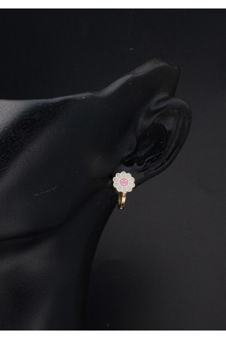 Bilezikci 14 Ayar Altın Papatya Çocuk Küpesi Sarı Altın