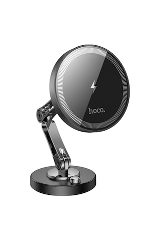 Hoco. Hw26 Yapışkanlı Manyetik Hızlı Şarj Magsafe Araç Tutucu - Siyah