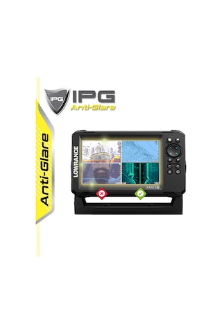 Lowrance Eagle 7in Fishfinder - Ipg Anti-glare Yansıma Önleyici Mat Ekran Koruyucu