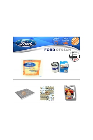 Ford Fiesta 1.25 1.4 1.6 Benzinli Filtre Bakım Seti 2009-2017 (373117732)