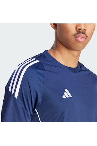 Adidas Tiro 24 Jersey Erkek Lacivert Yuvarlak Yaka Tişört IS1018 Lacivert